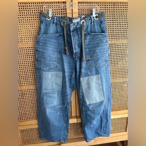 Free People barrel jeans